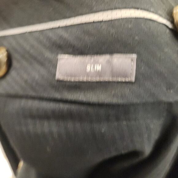 Bonobos Italian Stretch Wool Pants Comero Flexo Slim Cut Dark Grey - Size 34/34 - Picture 7 of 7